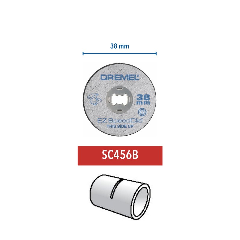 Dremel EZ SpeedClic SC456B Metal Cutting Wheel 12-pack, 12 Cutting