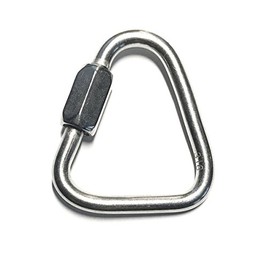 US STAINLESS Stainless Steel 316 Delta Quick Link 1/8" (3.5mm) Marine Grade Triangle