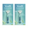 Gillette Venus Smooth Razor Handle with 1 Refill Cartridge, 2