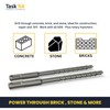 TASKTEK SDS Plus Hammer Drill Bits Set – Pack of