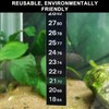 4PCS Fish Tank Thermometer Tropical - LCD Stick-On Temperature Strips