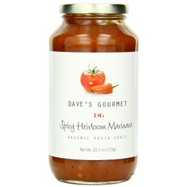 Dave's Gourmet Organic Spicy Heirloom Marinara, 25.5 Ounces