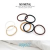 Ponytail Holders Hair Ties, No Metal Braided Hair Bands Elastic