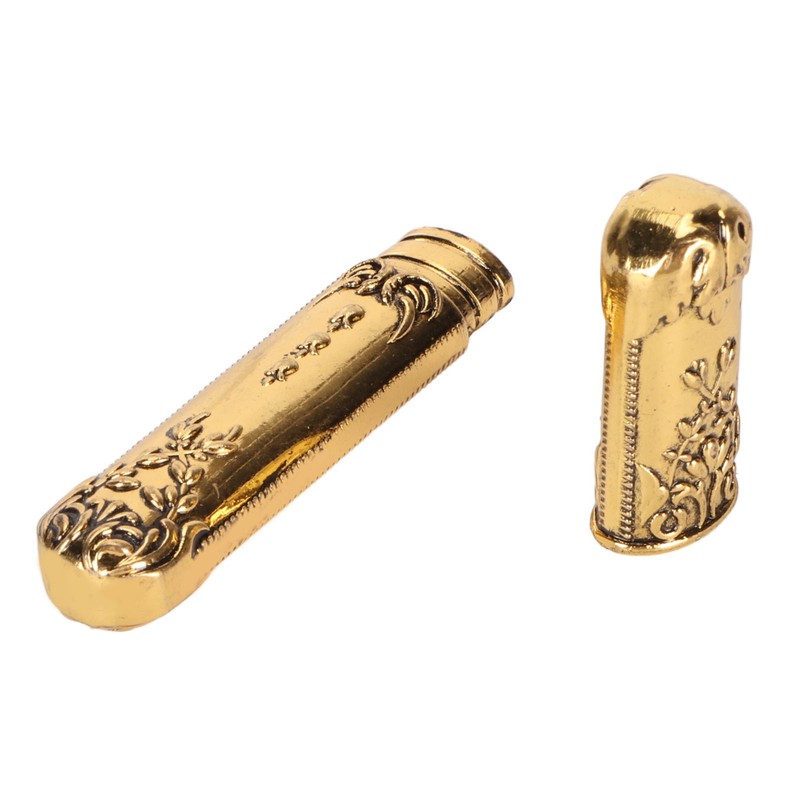 Vintage Needle Case Engraved Stereoscopic Pattern Stylish Sewing Needles Storage