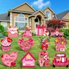 Amyhill 12 Pcs Happy Mother's Day Yard Signs Love Mom