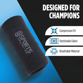 Sports Unlimited Youth Triple Wrist Coach, Football Wristbands for Plays, Baseball Wristbands, QB Arm Bands