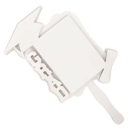 Operitacx 2023 Graduation Season Present Heat Transfer Fan Photo Frame Sublimation Blank for Graduation h