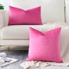 Artscope Luxury Velvet Cushion Covers Decorative Square Pillowcases Soft Solid
