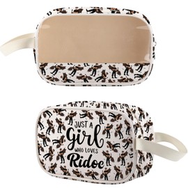 WSNANG Fantasy Reader Gift Just a Girl Who Loves Ridoc Waterproof Travel Pouch Dragon Ridder Wing Book Lover Merchandise (Loves Ridoc CA)