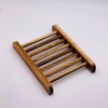 Eco-Friendly Bamboo Soap Dish, Natural Wooden Soap Holder for Bathroom