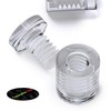 4 x Clear Standoffs, Glass Like, Acrylic, transparent spacers, plastic,