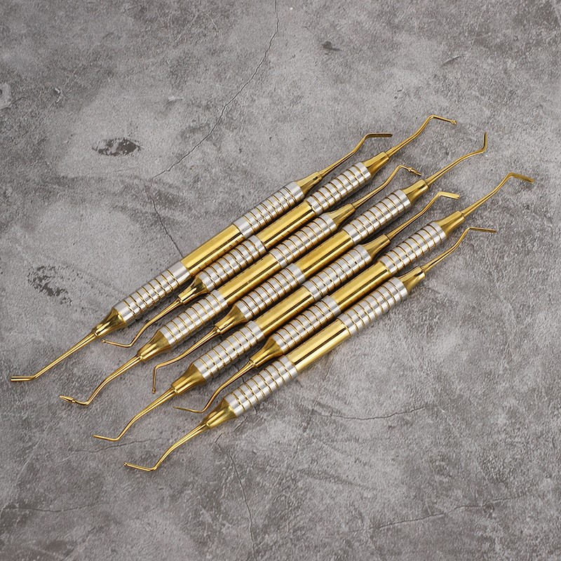 7pcs Dental Composite Resin Filling Spatula Stainless Steel Dental Instrument