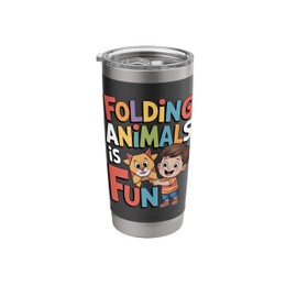 Origami Animals Folding Fun for Japanese Art Fans Stainless Steel Insulated Tumbler