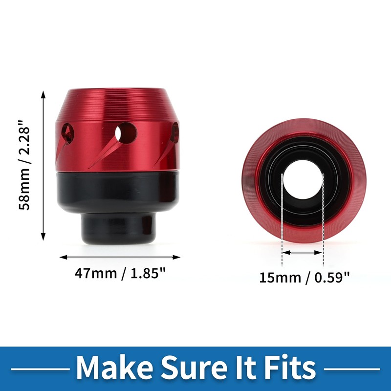 A ABSOPRO Motorcycle Front Fork Frame Sliders Falling Protection Wheel