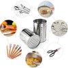 2 PCS Kitchen Utensil Organizer, Kitchen Stainless Steel Cooking Utensil