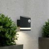 SolarCentre® Truro Outdoor Solar Motion PIR Sensor Light - Anthracite