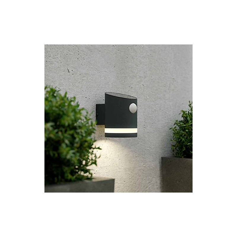 SolarCentre® Truro Outdoor Solar Motion PIR Sensor Light - Anthracite