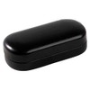 Ron's Optical Hard Black Contact Lens Travel Case with Interior