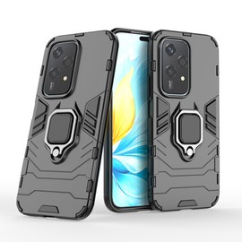 ESTH® Case for Honor 200 Lite 5G [360° Rotating Stand] [Military Grade Anti-Fall Protection] Cover Compatible with Magnetic Car Mount, Black