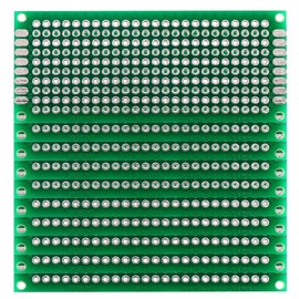 Eagles 10PCS 3x7 cm Double Sided PCB Board,Tinned Prototype Diy Universal FR4 Printed Circuit PCB Board Protoboard pcb kit Electronic Board compatible with Arduino Kits