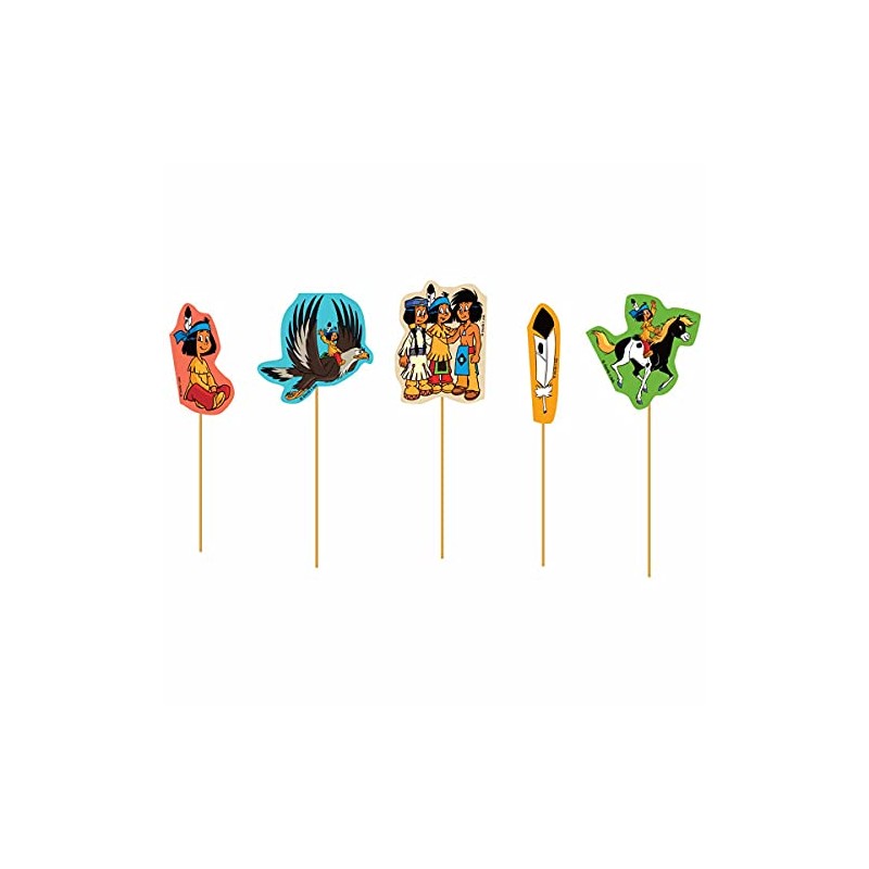 Yakari Muffin Picks Pack of 10 / Muffin Decoration for