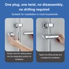 Shower Head Holder, New Model with Hooks，Adjustable 14-25mm（Actual Testing），Hand Shower