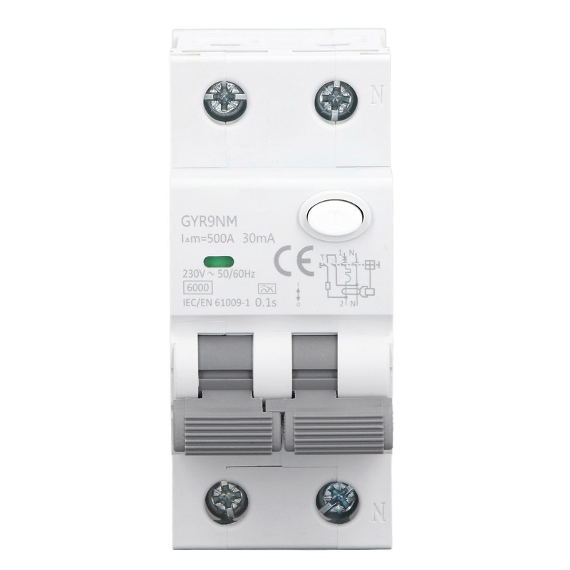 Residual Current Operated Circuit Breaker 1P+N 40A 30mA MCB Protection