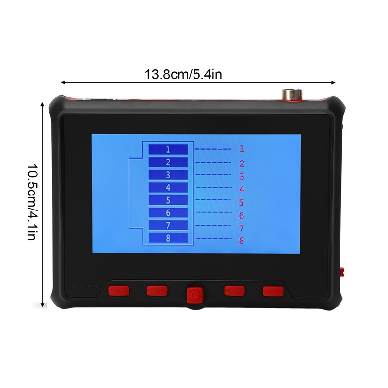 CCTV Test Monitor 4.3in Display AHD TVI CVI UTP Cable