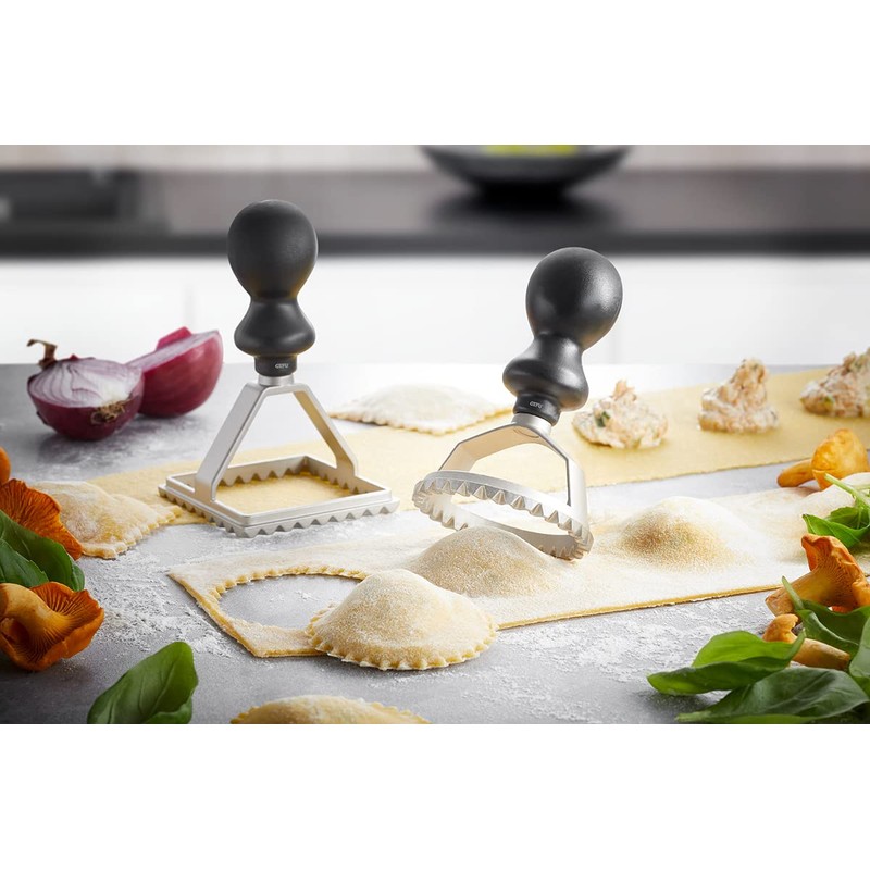 GEFU Ravioli Cutter Liguri Square Non-Stick Cutter for Pasta, Pastries,