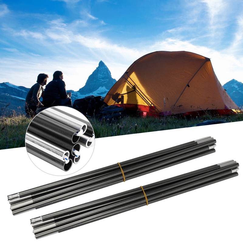 Outdoor Aviation Aluminum Double Tent Pole Support Frame Rod Accessory