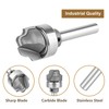 SpeTool Juice Groove Router Bits with Bearing 1/8" Radius 1/4"