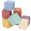 9pcs Baby Blocks Toy Soft Squeeze Chewing Educational Toddler Stacking