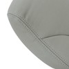 FZJDSD Gray Driver Side Bottom Microfiber Leather Replacement Seat Cover