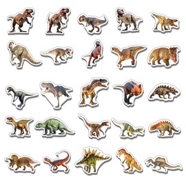 Pack 50 Pcs Cute Animal Dinosaur Stickers for Water Bottles Waterproof Laptop Luggage Cup Computer Scrapbooking Teens Adults Girls Boys Aesthetic Sticker Packs Small Vinyl Decals