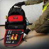 CRIPOP 12 Inch Tool Pouches with Zipper, Dual Compartments Heavy-Duty