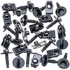 Rexka 15 Sets M6-1.0 Extruded U Nuts & Hex Head