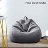 Bean Bag Cover Cotton Linen Cover 100 x 120 cm