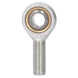 SAL18T/K Rod End Bearing, 18mm Self Lubricating Bearing, Inner Diameter, Male Thread, Left Joint, Steering Shaft Mount, Ball End