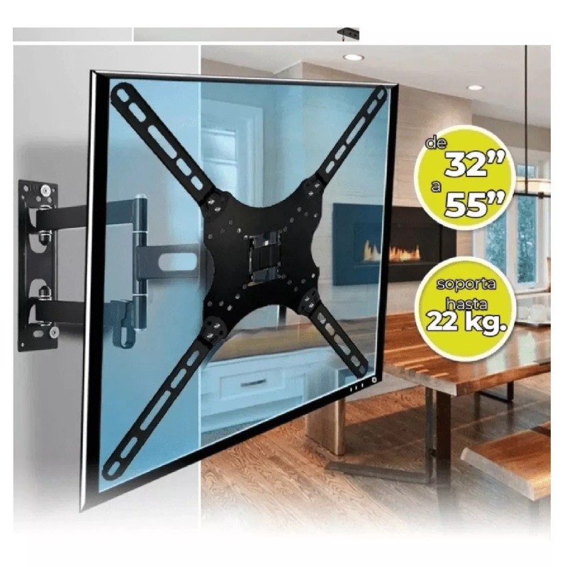 Ele-Gate Soporte Ele-Gate HOLD56 de pared para TV/Monitor de 32"