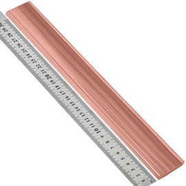 Copper Flat Bar Copper Bars 1/8" x 2" C110 Copper Bus Bar x 12" Long Solid Copper Bars, 3mm x 50mm x 305mm Solid Flat Mill Bus Bar Stock