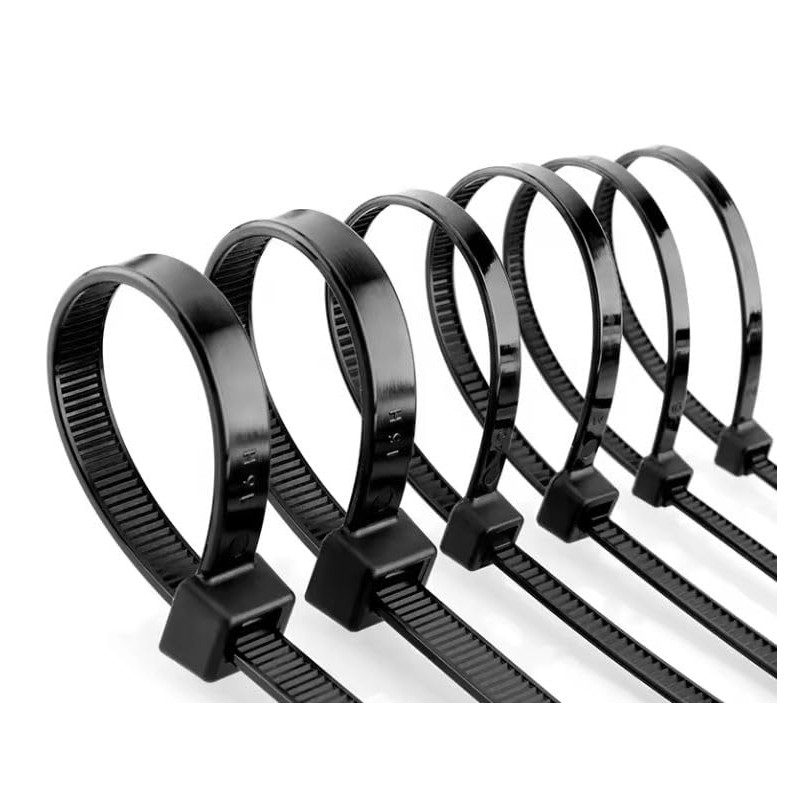 Cable Ties Black 200mm x 4.8mm Pack of 100 UV