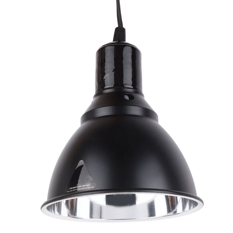 5.5in Reptile Lamp Fixture Uniform Heating Professional Shallow Dome Lamp