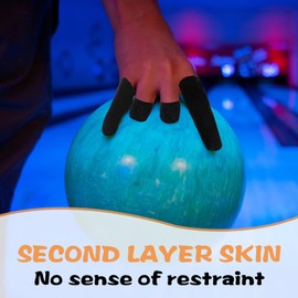 Ymapinc 100 Pcs Bowling Tape Bowling Thumb Tape Bowlers Tape Bowling Finger Tape Elastic Bowling Thumb Protector Protective Performance Tape for Bowlers Exercise Sport