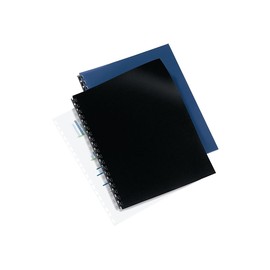 GBC Solids Standard Presentation Covers, Non-Window, Poly, Square Corners, Black, 50 Pieces Per Box (2514493)