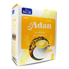 BonBalloon Tea Break ( 1 Pack = 8 Sachets x 25 gm ) Instant Adan Chai With Creamer Sweetened Skimmed Milk Vegan Cream & Ginger Natural Coffee New World Of Kosher Halal Non Gmo شاى عدن بالزنجبيل
