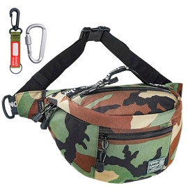 Rough Enough - Riñonera cruzada para hombre con cintura para hombre, Camo, Large, Ejército militar