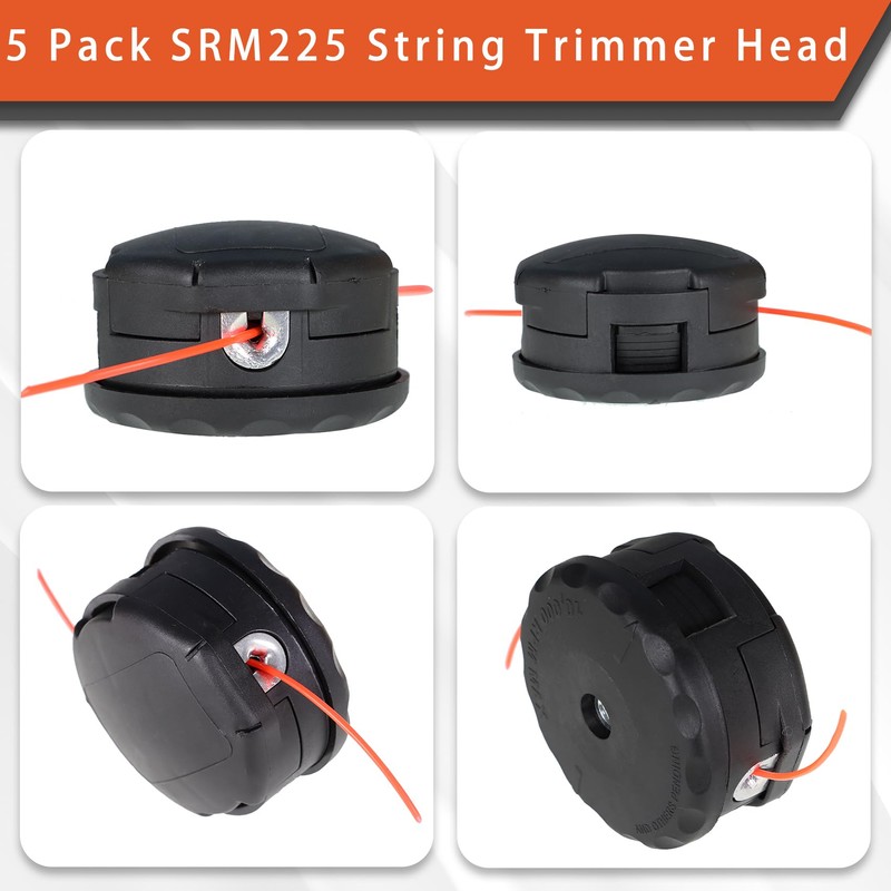 labwork 5 Pack SRM225 String Trimmer Head Replacement for Echo