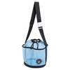 MIFENDUCT Portable Mesh Shower Caddy with Adjustable Strap (Blue)