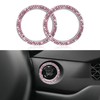 QZTYTY 2PCS Car Engine Start Stop Decoration Ring, Car Start