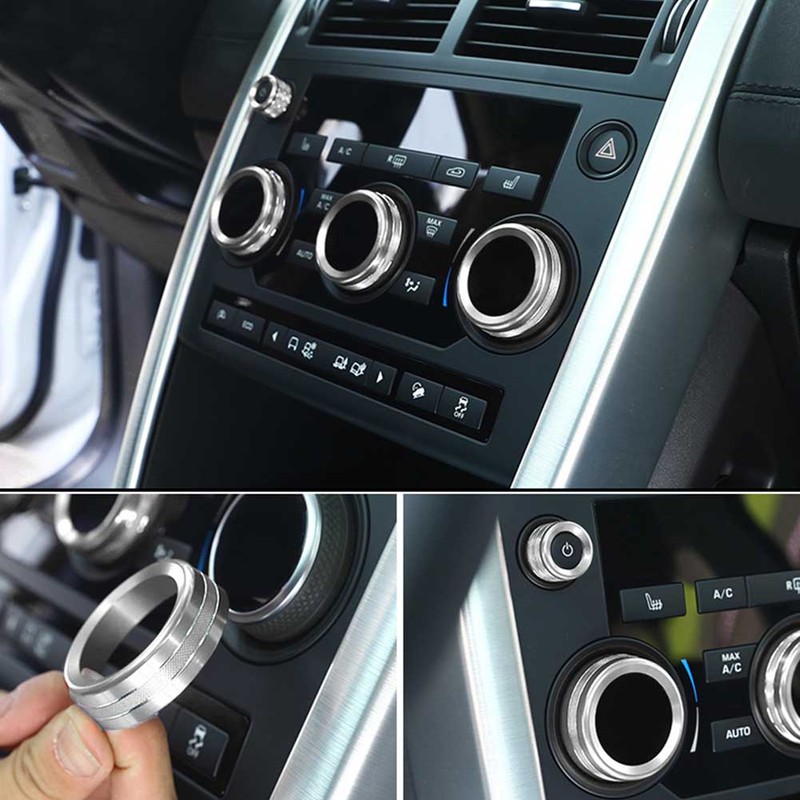 4Pcs AC Air Conditioning Knob Trim Cover Fit For Range